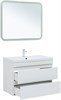 AQUANET Тумба с раковиной Нота new 90 цв.белый глянец AQUANET-335872