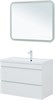 AQUANET Тумба с раковиной Нота new 90 цв.белый глянец AQUANET-335872