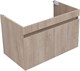AQUANET Тумба с раковиной Оптима 80 цв. дуб светлый AQUANET-345361