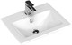 AQUANET Тумба с раковиной Практика 50 2 ящ. цв.белый глянец AQUANET-354885