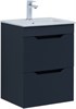 AQUANET Тумба с раковиной Практика 50 2 ящ. цв.маренго AQUANET-332511