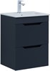 AQUANET Тумба с раковиной Практика 50 2 ящ. цв.маренго AQUANET-332511