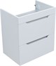 AQUANET Тумба с раковиной Практика 60 2 ящ. цв.белый глянец AQUANET-354886