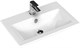 AQUANET Тумба с раковиной Практика 60 2 ящ. цв.белый глянец AQUANET-354886