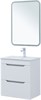 AQUANET Тумба с раковиной Практика 60 2 ящ. цв.белый матовый AQUANET-332510