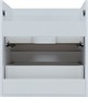 AQUANET Тумба с раковиной Практика 60 2 ящ. цв.белый матовый AQUANET-332510