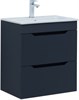 AQUANET Тумба с раковиной Практика 60 2 ящ. цв.маренго AQUANET-332509
