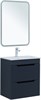 AQUANET Тумба с раковиной Практика 60 2 ящ. цв.маренго AQUANET-332509