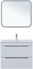 AQUANET Тумба с раковиной Практика 80 2 ящ. цв.белый глянец AQUANET-354989