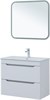 AQUANET Тумба с раковиной Практика 80 2 ящ. цв.белый глянец AQUANET-354989