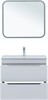 AQUANET Тумба с раковиной Практика 80 2 ящ. цв.белый матовый AQUANET-335760