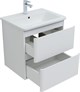 AQUANET Тумба с раковиной Эмбер 60 2 ящ. цв.белый матовый (раковина Urban) AQUANET-332503