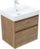 AQUANET Тумба под раковину Nova Lite 2.0 60 дуб рустикальный AQUANET-346315