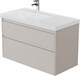 AQUANET Тумба под раковину Nova Lite 2.0 90 бежевый, левая AQUANET-346325