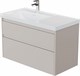 AQUANET Тумба под раковину Nova Lite 2.0 90 бежевый, левая AQUANET-346325