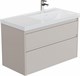 AQUANET Тумба под раковину Nova Lite 2.0 90 бежевый, правая AQUANET-346324