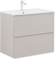 AQUANET Тумба под раковину Арт 75 бежевый AQUANET-343967