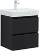 AQUANET Тумба под раковину Вега 2.0 50 черный AQUANET-362542