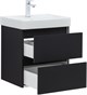 AQUANET Тумба под раковину Вега 2.0 50 черный AQUANET-362542