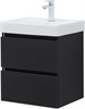 AQUANET Тумба под раковину Вега 2.0 50 черный AQUANET-362542