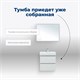AQUANET Тумба под раковину Вега 50 белый глянец AQUANET-362540