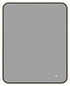 AQUANET Зеркало Контур 1000х800 LED TX черный AQUANET-367651