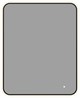 AQUANET Зеркало Контур 1000х800 LED TX черный AQUANET-367651