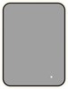 AQUANET Зеркало Контур 600х800 LED TX черный AQUANET-367649