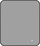 AQUANET Зеркало Контур 800х700 LED TX черный AQUANET-367650