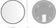 AQUANET Зеркало Контур D 1000 LED TX черный AQUANET-367654