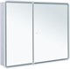 AQUANET Зеркальный шкаф Оптима 100 с LED подсветкой AQUANET-341427