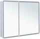 AQUANET Зеркальный шкаф Оптима 100 с LED подсветкой AQUANET-341427