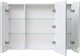 AQUANET Зеркальный шкаф Оптима 110 с LED подсветкой AQUANET-341428