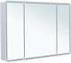 AQUANET Зеркальный шкаф Оптима 120 с LED подсветкой AQUANET-341429