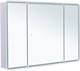 AQUANET Зеркальный шкаф Оптима 120 с LED подсветкой AQUANET-341429