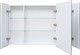 AQUANET Зеркальный шкаф Оптима 120 с LED подсветкой AQUANET-341429