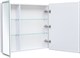 AQUANET Зеркальный шкаф Оптима 120 с LED подсветкой AQUANET-341429