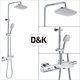 DK Термостатическая душевая система Bayern.Potsdam DA2143741B14 DA2143741B14