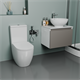 DK Унитаз-компакт безободковый Matrix DT1397016, 630*365*840мм, сиденье микролифт, белый DT1397016