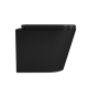 DK Комплект Унитаз подвесной безободковый Venice DT1026025, 515*355*365мм, сиденье микролифт, черный+Инсталляция рамная скрытого монтажа DI8055119, 550*100*1190мм, для подвесного унитаза, универсальная+Клавиша смыва Quadro DB1519025, черный DS1022502