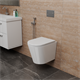 DK Комплект Унитаз подвесной безободковый (торнадо) D&K Venice DT1026516, 515*355*365мм, сиденье микролифт, черный+Инсталляция рамная скрытого монтажа D&K DI8050127, 500*117*1270мм, для подвесного унитаза, универсальная+Клавиша смыва D&K Bayern DB1529001, DS1021614
