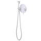 ABBER Смеситель Emotion AF8826W с гигиеническим душем, белый матовый AF8826W