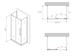 ABBER Schwarzer Diamant Душевой уголок прямоугольный двери раздвижные размер 110x80 см, профиль - черный / стекло - матовое AG30110BMH-S80BM-S80BM