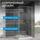 ABBER Schwarzer Diamant Душевой уголок квадратный двери раздвижные размер 90x90 см, профиль - хром / стекло - прозрачное AG0A090