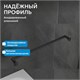 ABBER Schwarzer Diamant Душевой уголок квадратный двери раздвижные размер 100x100 см, профиль - черный / стекло - прозрачное AG0A100B