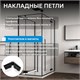 ABBER Eins Душевой уголок квадратный двери распашные размер 90x90 см, профиль - черный / стекло - прозрачное AG06099B