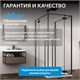 ABBER Eins Душевой уголок квадратный двери распашные размер 90x90 см, профиль - черный / стекло - прозрачное AG06099B