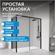ABBER Komfort Душевой уголок прямоугольный двери раздвижные размер 140x100 см, профиль - черный / стекло - прозрачное AG93140B-S102B