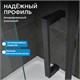 ABBER Komfort Душевой уголок прямоугольный двери раздвижные размер 170x90 см, профиль - черный / стекло - прозрачное AG93170B-S92B