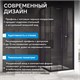 ABBER Schwarzer Diamant Душевой уголок квадратный двери раздвижные размер 100x100 см, профиль - черный / стекло - тонированное AG02100BDTH